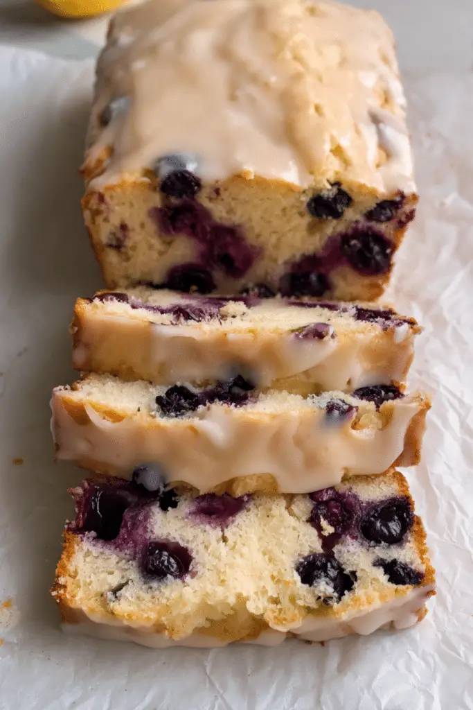 Lemon Blueberry Yogurt Bread