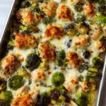 SHEET PAN GARLIC & GRUYERE CHICKEN WITH VEGGIES