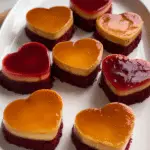 Mini Heart-shaped Red Velvet Chocoflan