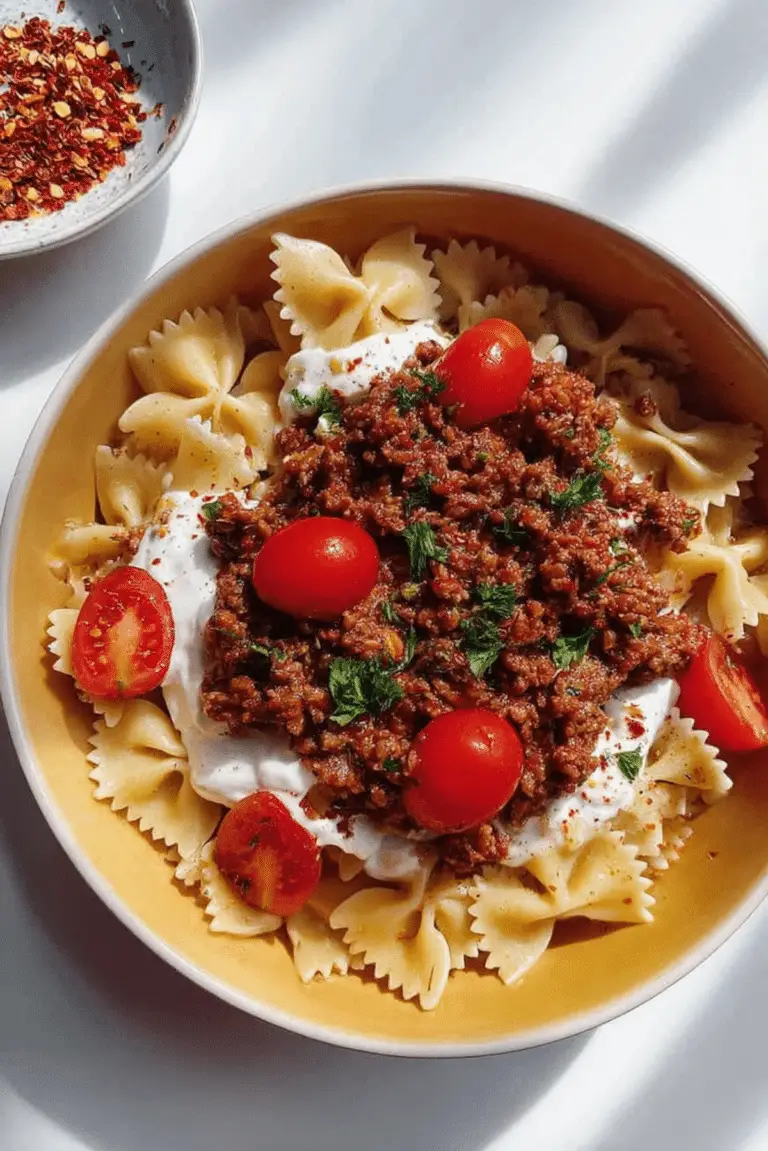 Turkish Kebab Pasta