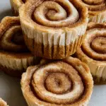 MINI CINNAMON ROLL CHEESECAKES