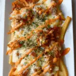 Alfredo Loaded Fries with Chicken