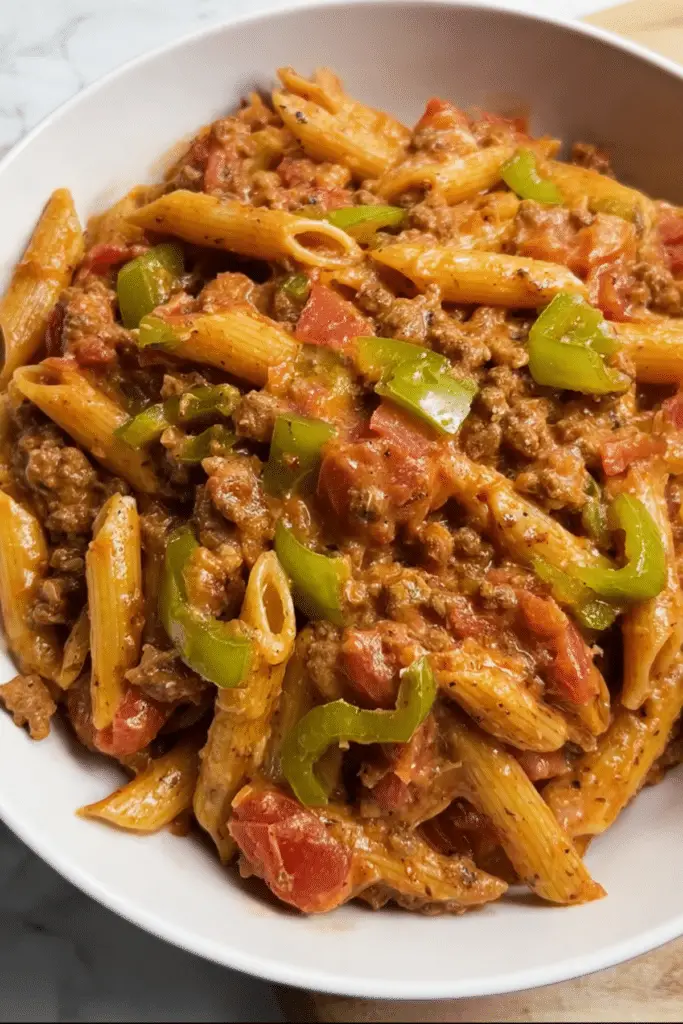 Easy 30 minute Taco Pasta for Meal Prep