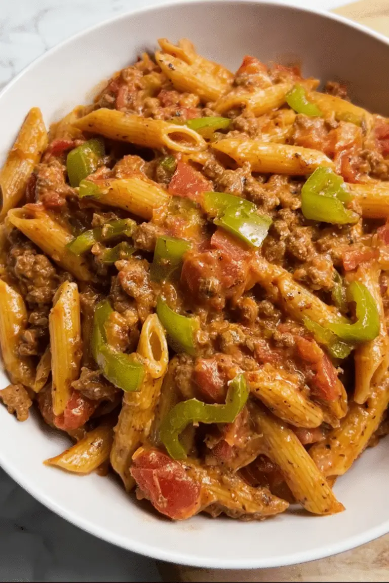 Easy 30 minute Taco Pasta for Meal Prep