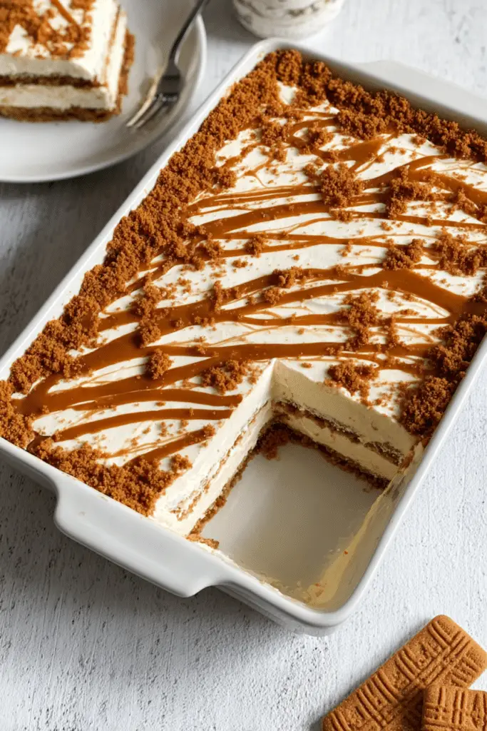 4-Ingredient Biscoff Lasagne