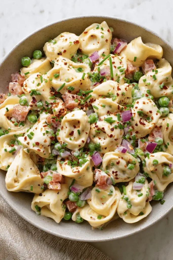 Crunchy Tortellini Salat