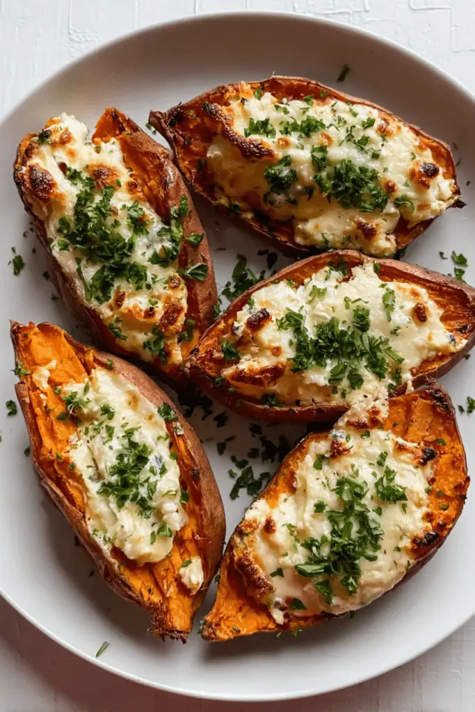 Butterkase Stuffed Sweet Potato