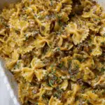 One-Tray Caramelized Onion & Garlic Pasta