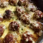 French Onion Meatballs