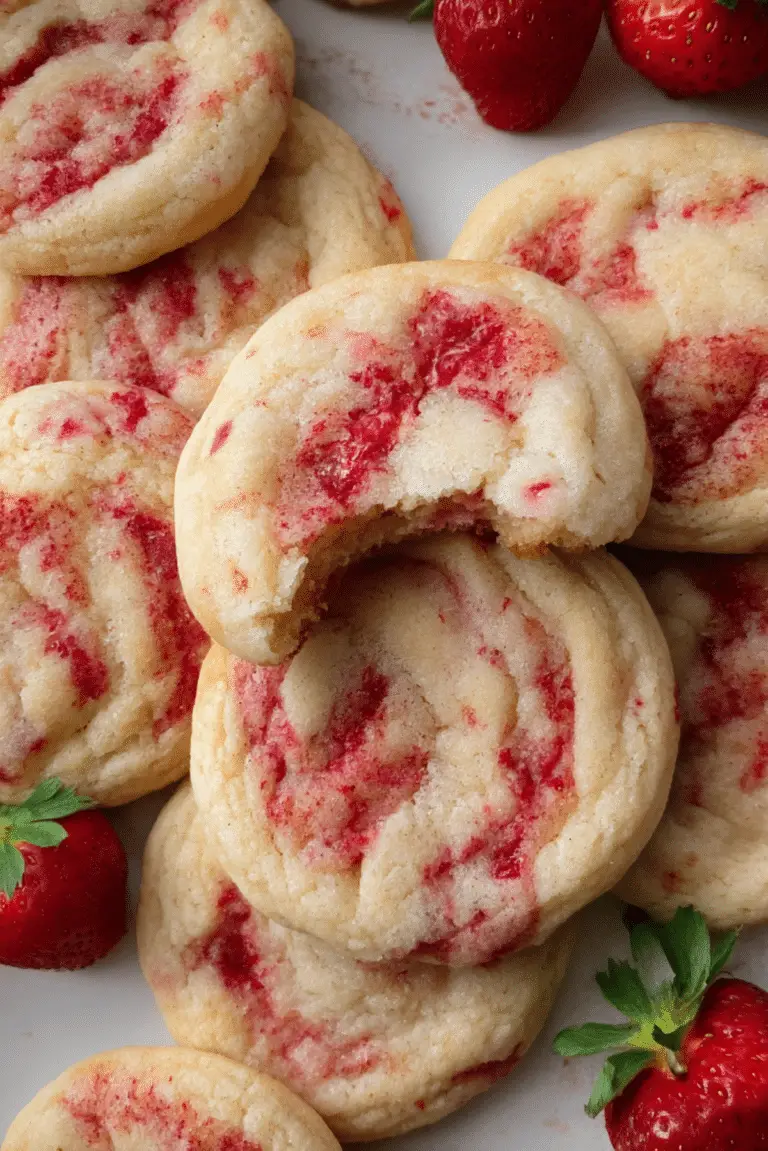 Strawberry Sugar Cookies