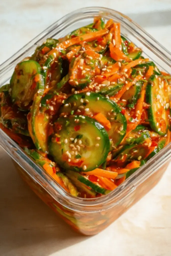 Spicy Korean-Style Cucumber Salad
