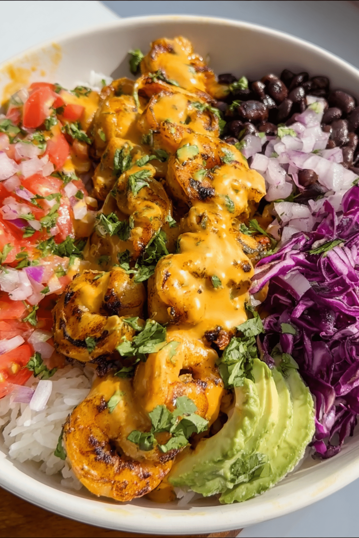 EASY 30 minute Chipotle Lime Shrimp Bowl