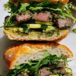 Chimichurri Steak & Zucchini Ciabatta Sandwiches