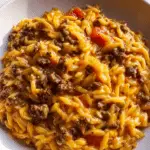 One-Pot Cheeseburger Orzo Skillet