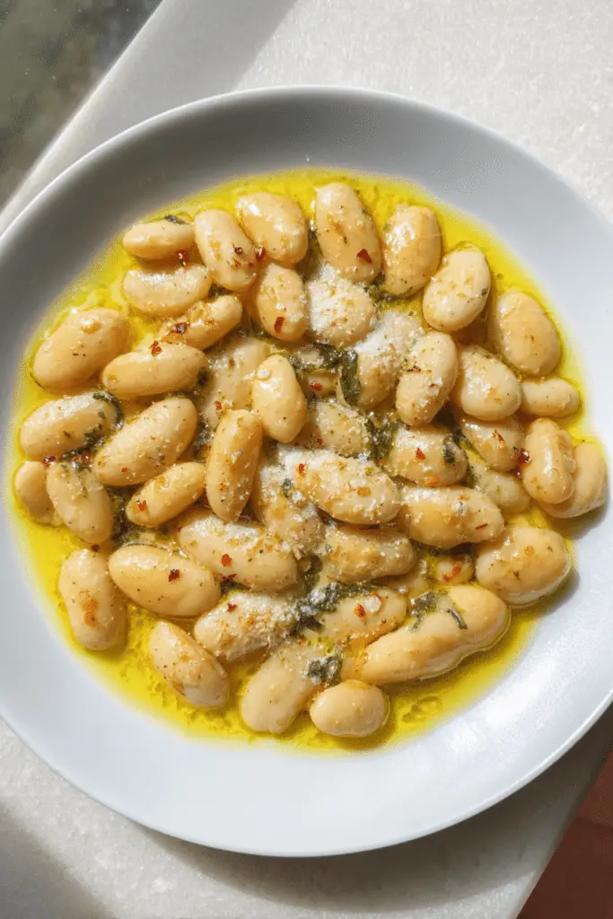 Caramelised Onion Butter Beans