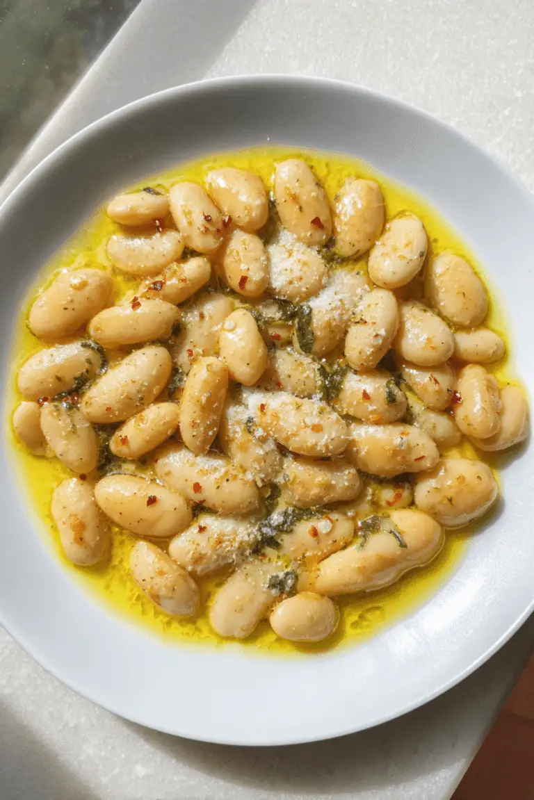 Caramelised Onion Butter Beans