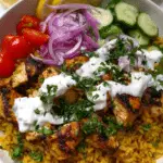 One-Pan Chicken Shawarma Rice Bowls