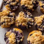Blueberry Cheesecake Crumble Muffins