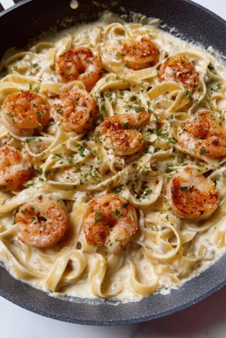 Shrimp Alfredo Pasta