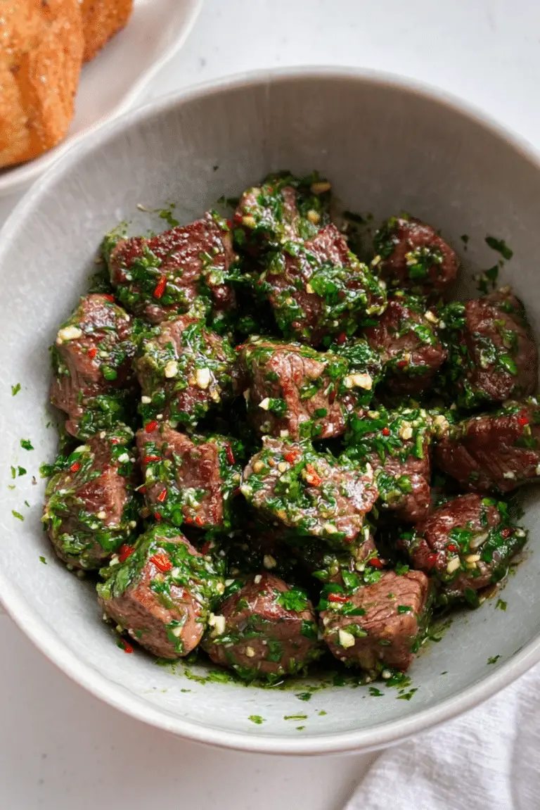 Steak Bites with Chimichurri (air Fryer)