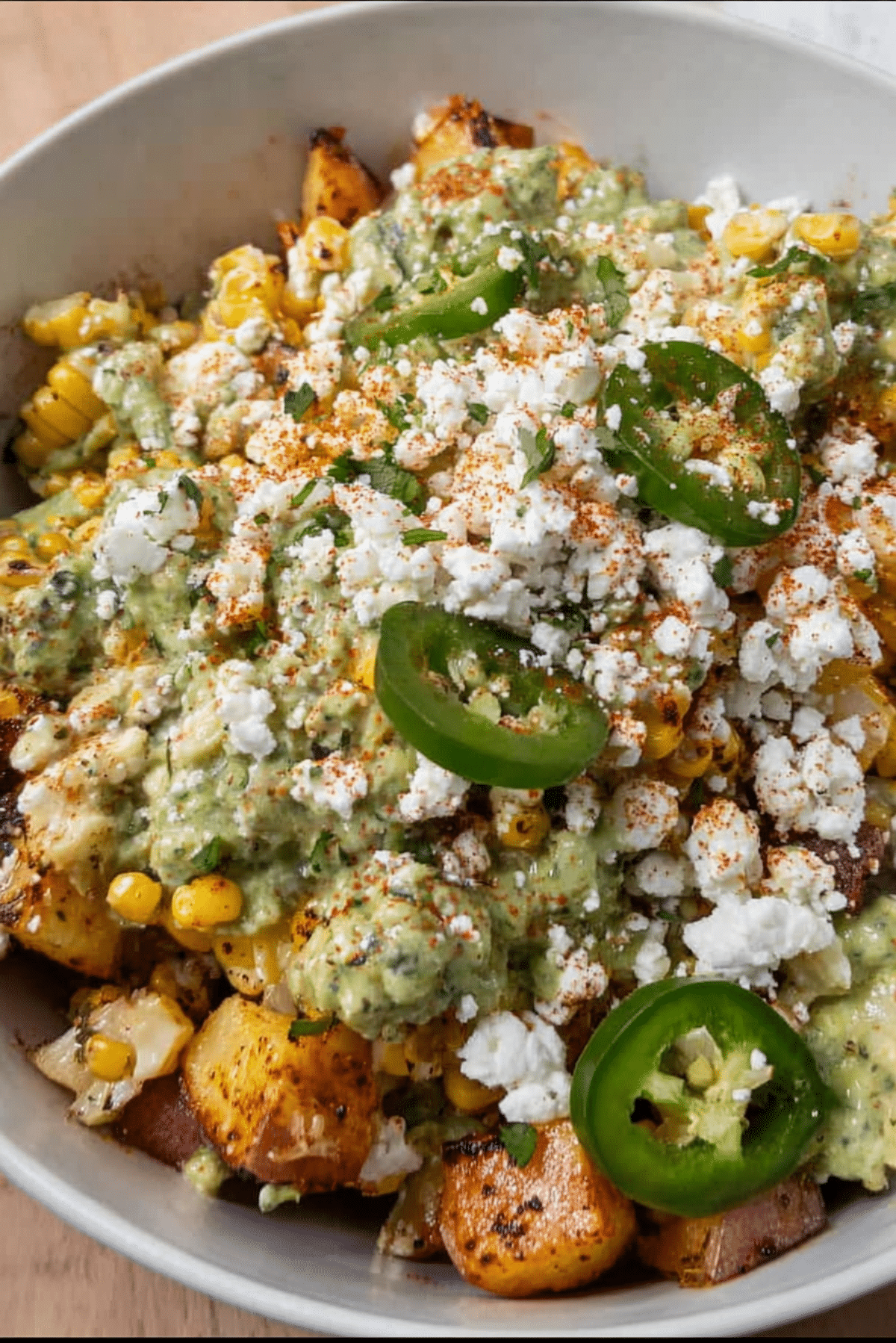 30-minute Sheet Pan Mexican Street Corn Bowl