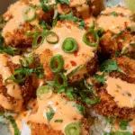 Very Demure Air Fryer Bang Bang Salmon with a Cucumber Salad