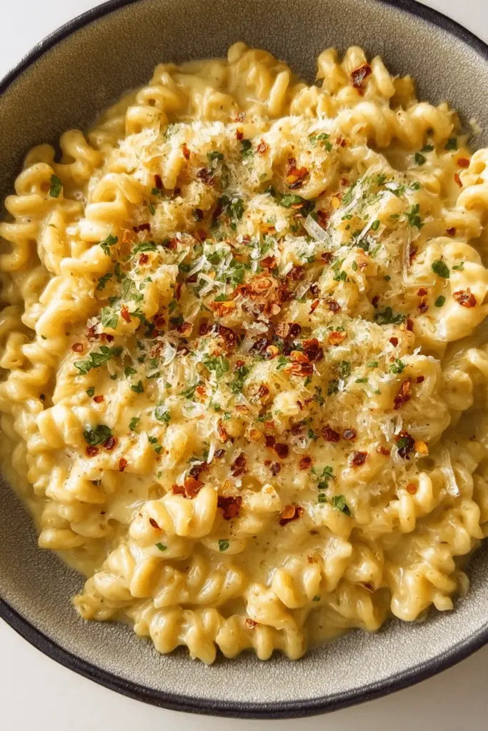 Creamy Corn Pasta with No Dairy