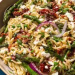 ASPARAGUS ORZO SALAD with LEMON VINAIGRETTE