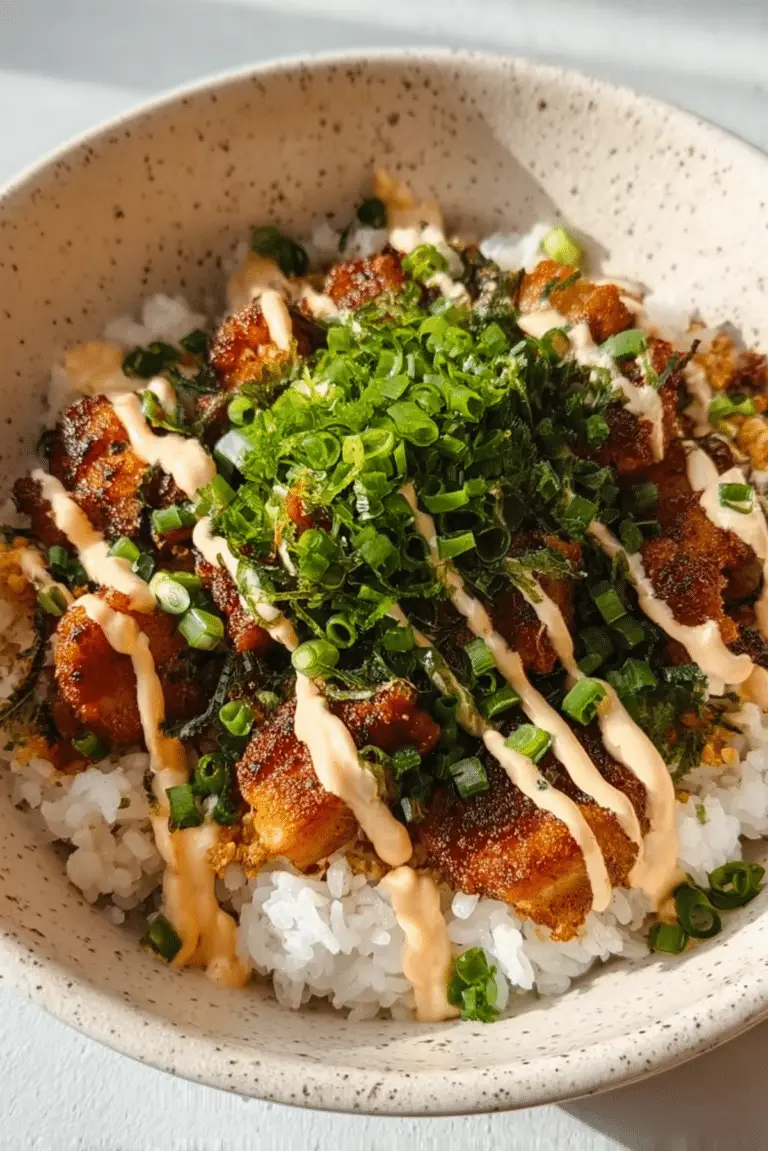 Crispy Cajun Chicken Rice Bowl