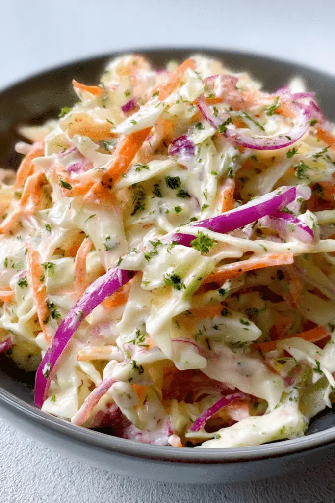 Yogurt Coleslaw (No Mayo)