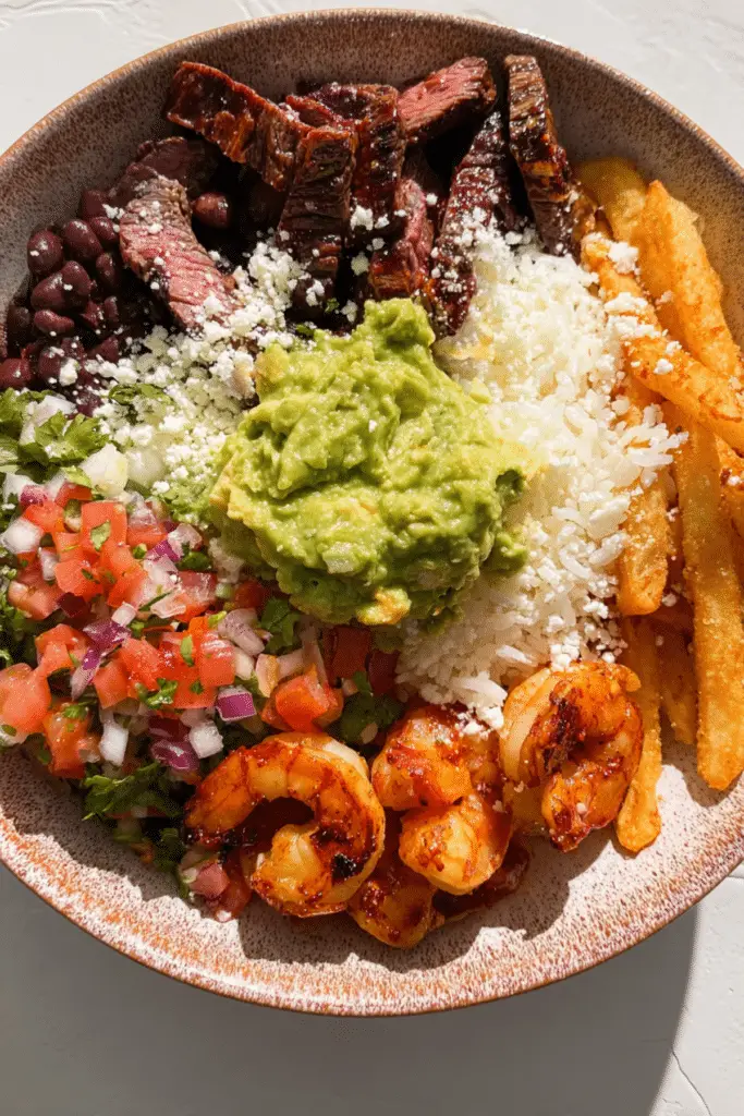 Surf n’ Turf California Burrito Bowl