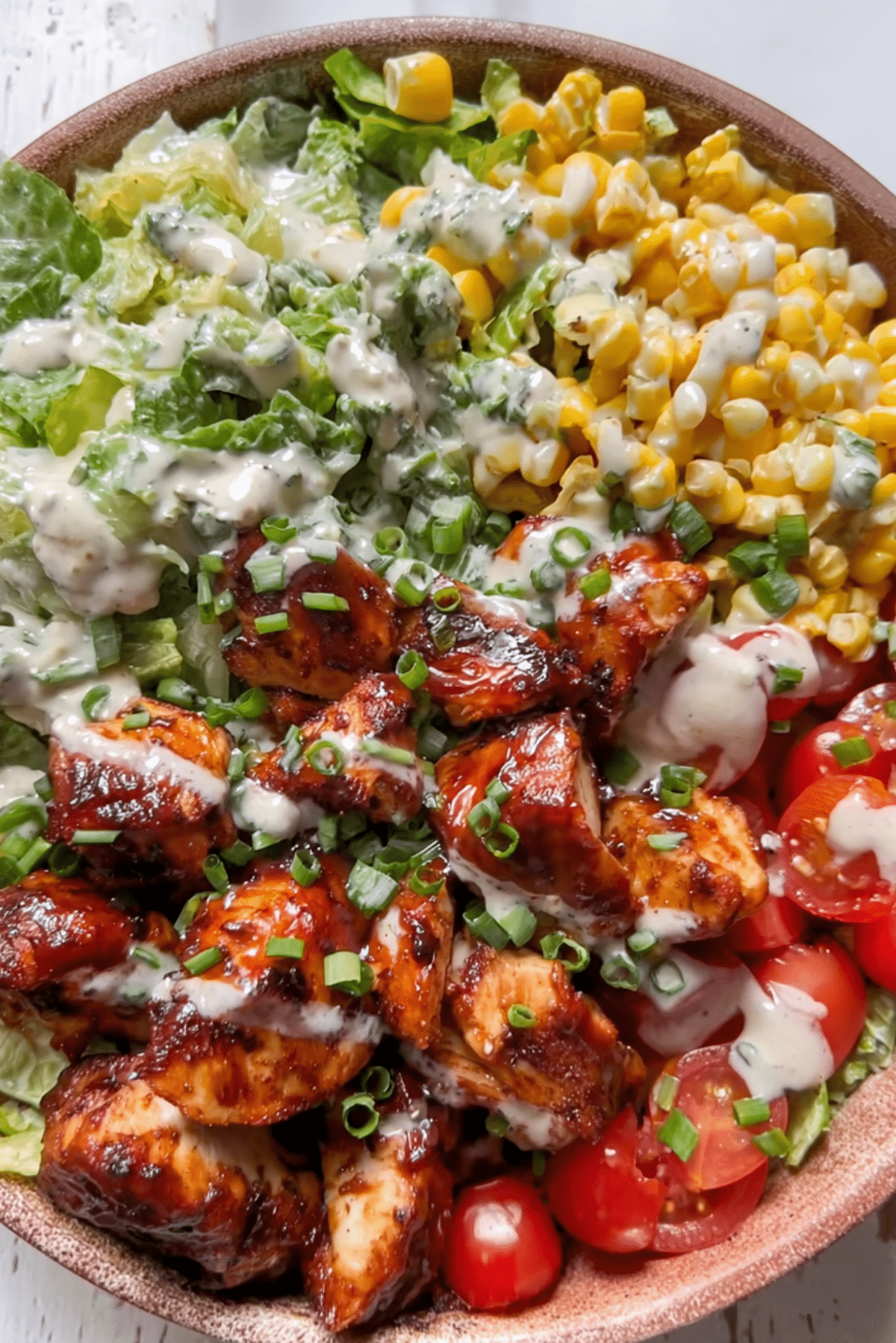 Honey Barbecue Chicken Salad