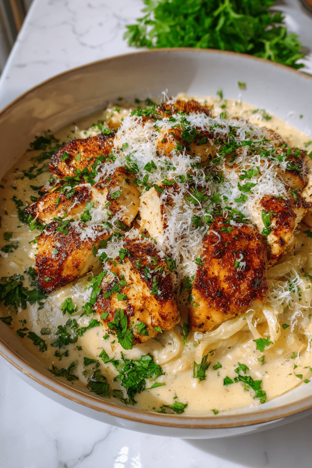 Cajun Chicken Alfredo