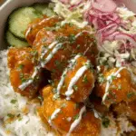 Crispy Cilantro Lime Chicken with a Spicy Cabbage Slaw