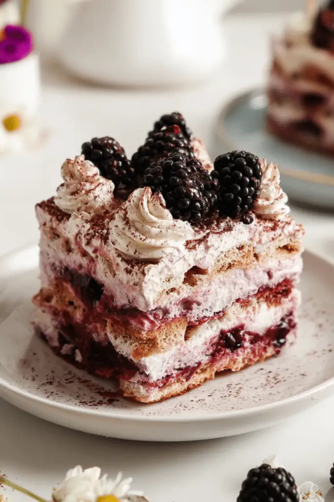 Blackberry Tiramisu