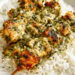 15-MINUTE GARLIC PARMESAN CHICKEN SKEWERS