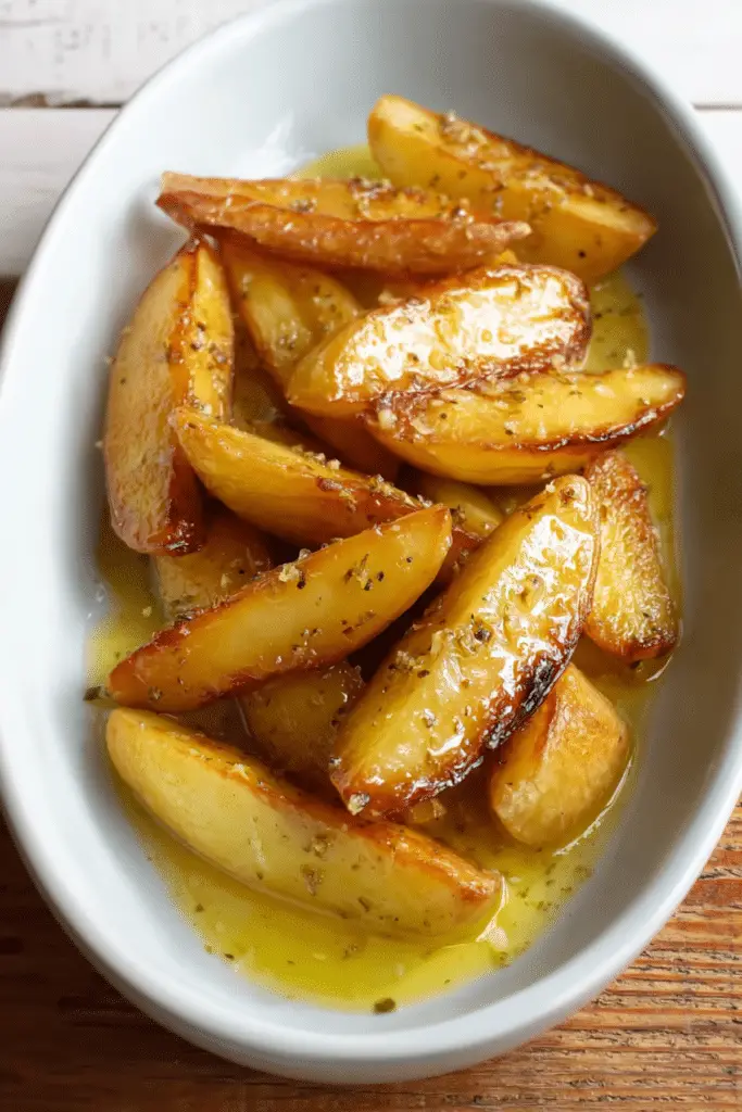 Easy Greek Style Lemon Potatoes