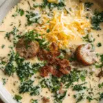 LOADED Creamy Sausage & Kale Soup Recipe