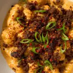 Korean Creamy Cheesy Gnocchi with Beef