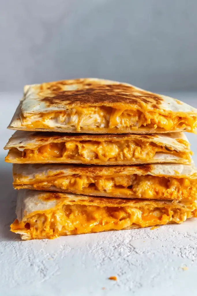 Buffalo Chickpea Quesadilla