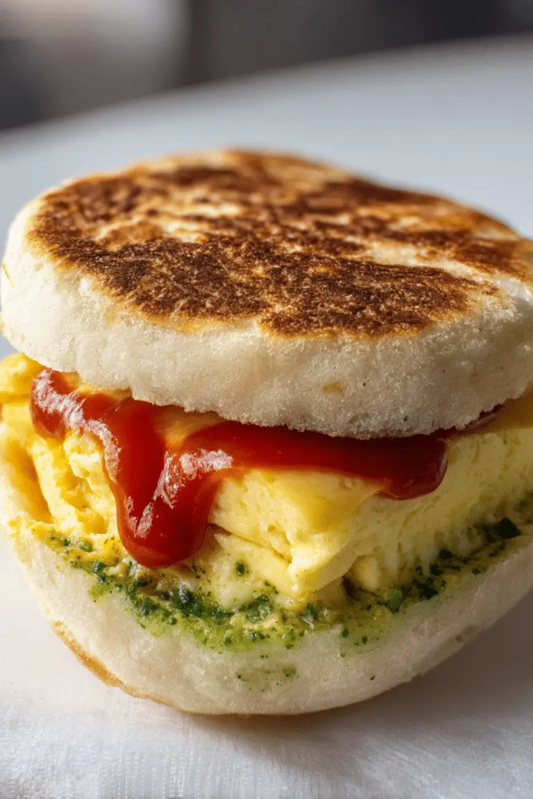 Spicy Egg and Cheese Sandos