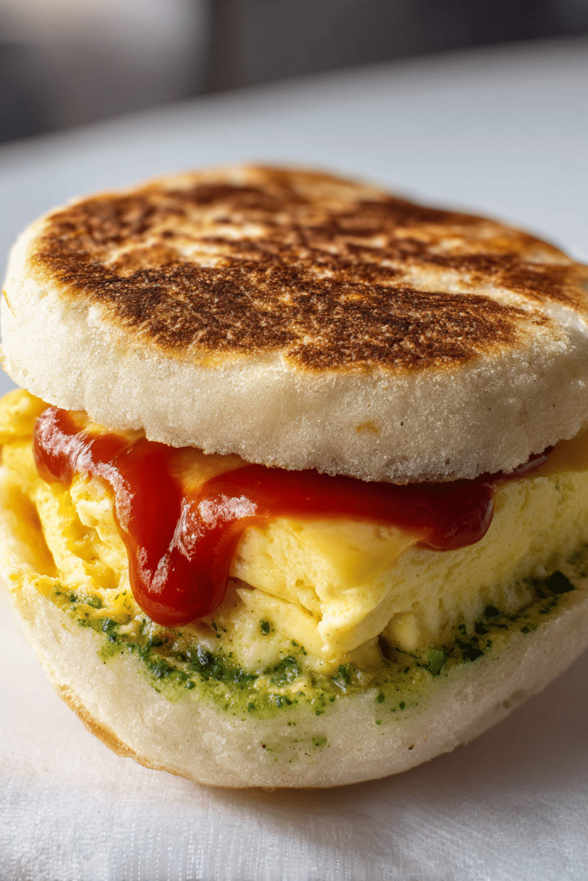 Spicy Egg and Cheese Sandos