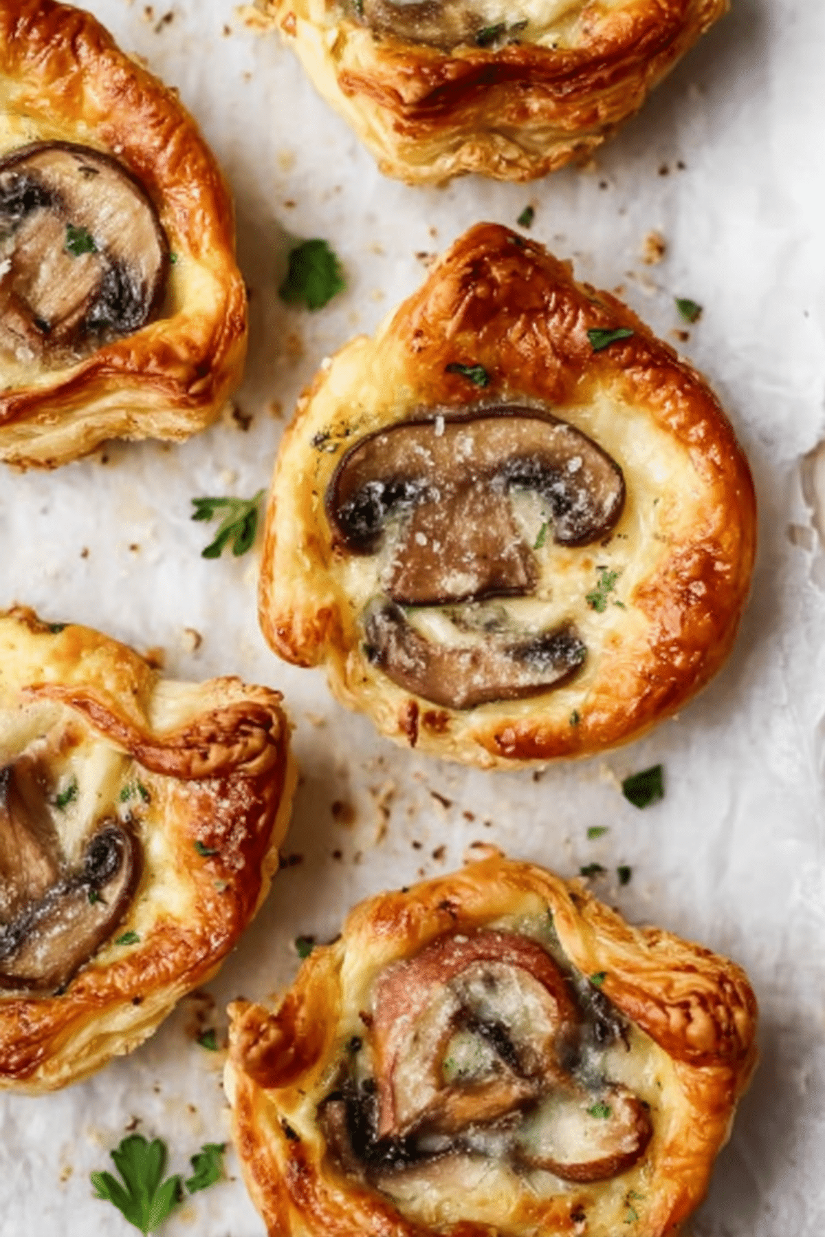 Tarins Tarts with Mushrooms