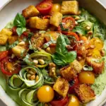 High-Protein Zucchini Pesto Bowl