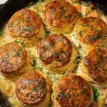 Garlic Butter Biscuit Chicken Pot Pie Recipe