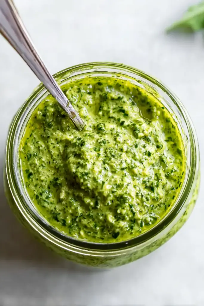 Vegan Arugula Walnut Pesto