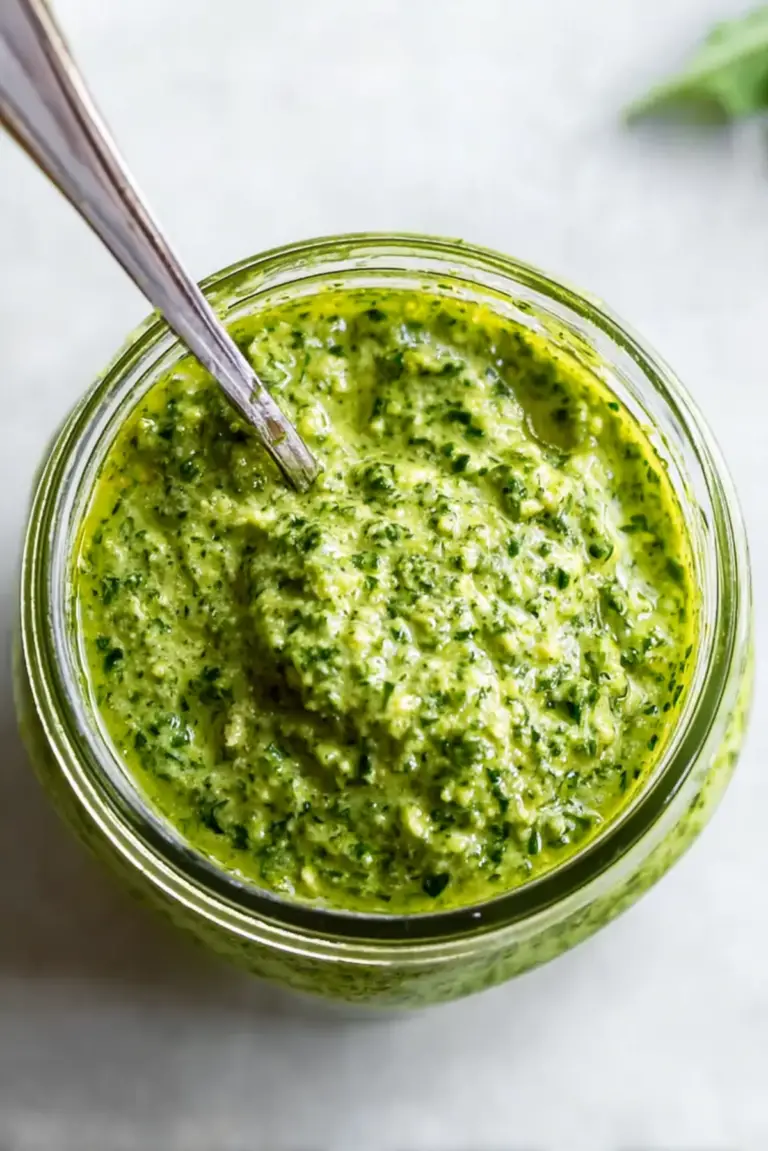Vegan Arugula Walnut Pesto