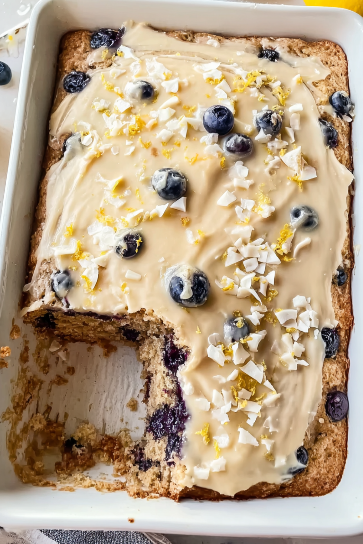 Lemon Blueberry Breakfast Cake