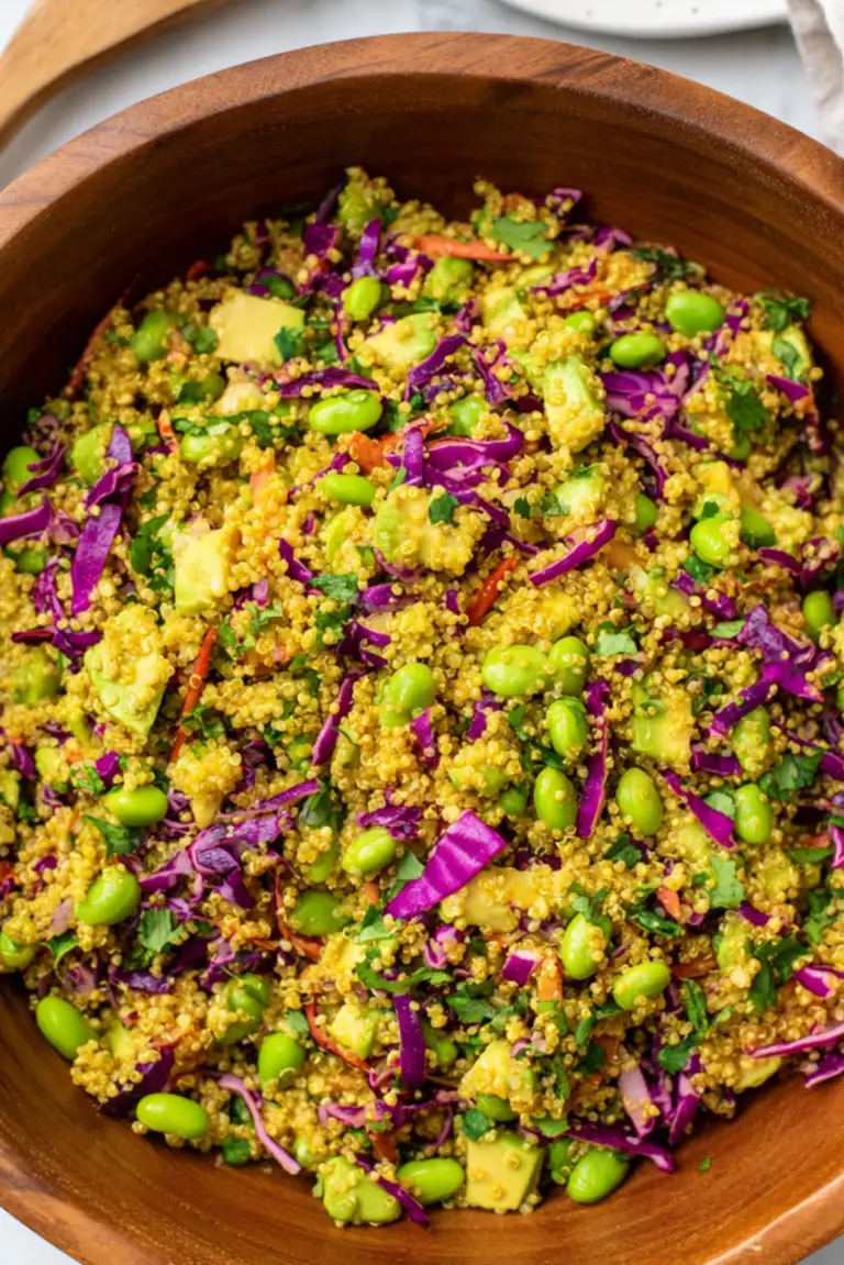 Turmeric Quinoa & Edamame Salad