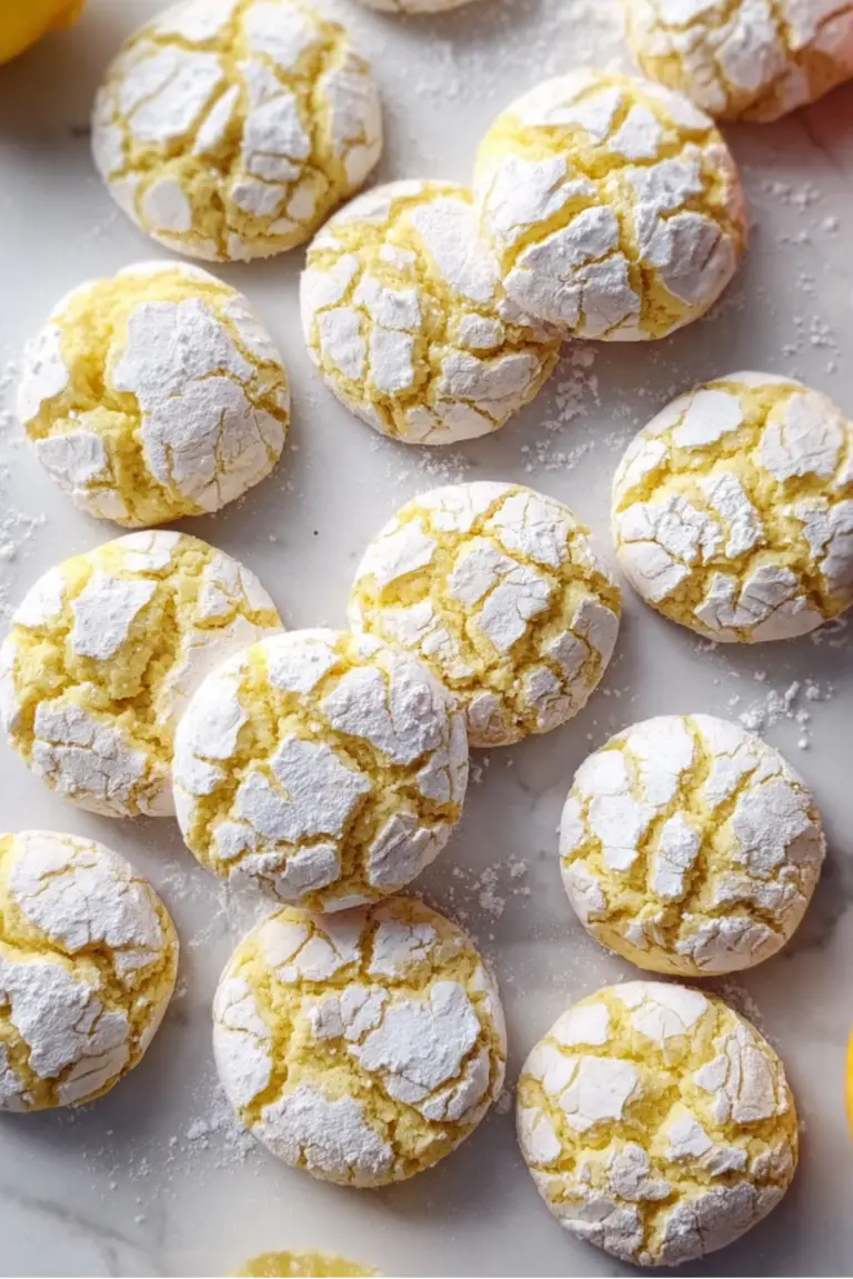 Lemon Crinkle Cookies